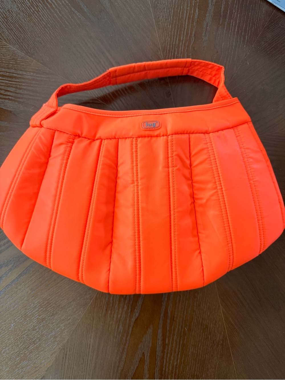 Lug Pumpkin Tote Bag in Coral NWOT - Picture 4 of 5